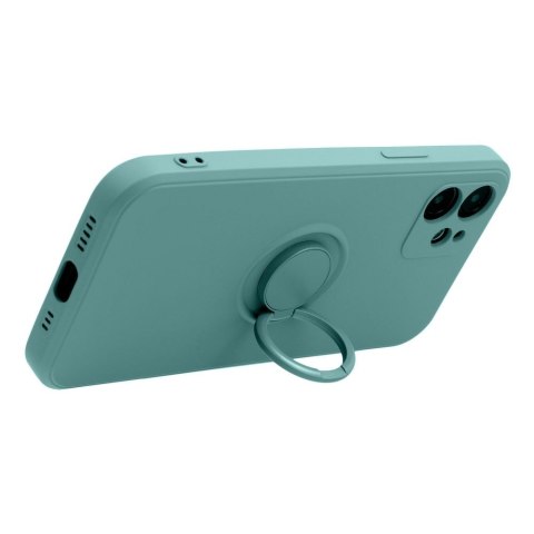 Etui na iPhone 17 Silicone Ring zielone