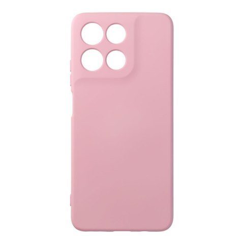 Etui na Motorola G57 / G57 Power Silicone pudrowy róż