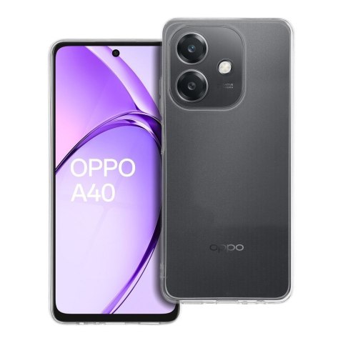 Etui na Oppo A40 Clear Case 2 mm (camera protection) transparentne