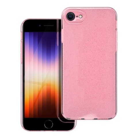 Etui na iPhone 7 / 8 / SE 2020/ SE 2022 Clear Case 2 mm Blink różowe