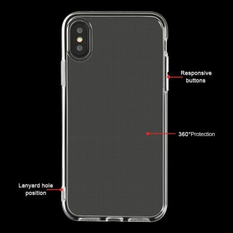 Etui na iPhone XR Clear Case 2 mm Box transparentne