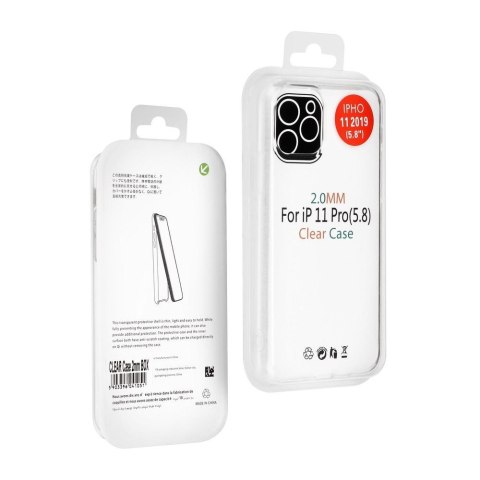 Etui na iPhone XR Clear Case 2 mm Box transparentne