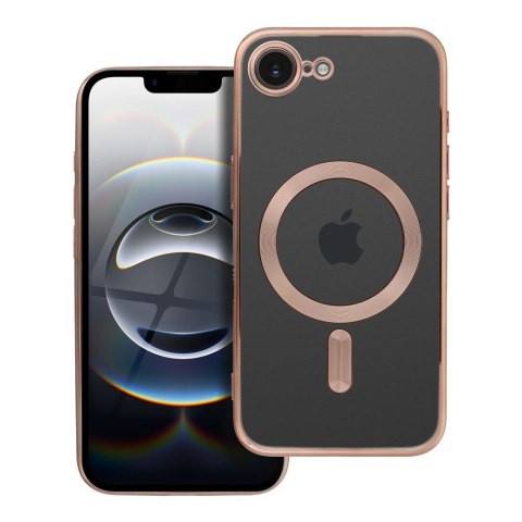 Etui na iPhone SE 2025 Electro Mag Cover zgodne z MagSafe brązowy