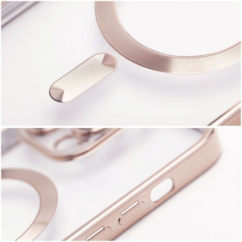 Etui na iPhone SE 2025 Electro Mag Cover zgodne z MagSafe brązowy