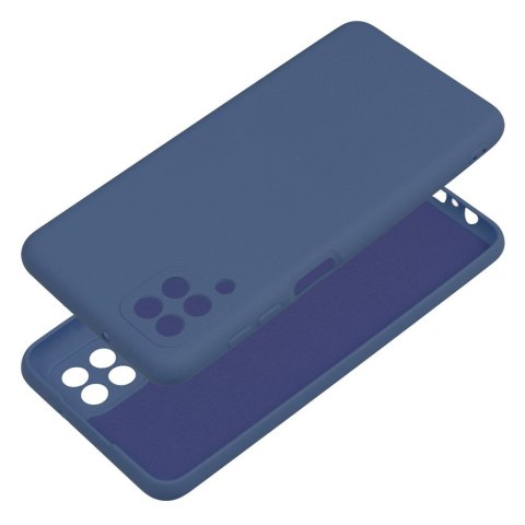 Etui na Samsung A12 Silicone niebieskie