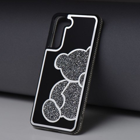 Etui na Samsung A15 4G / A15 5G Teddy Bear srebrne