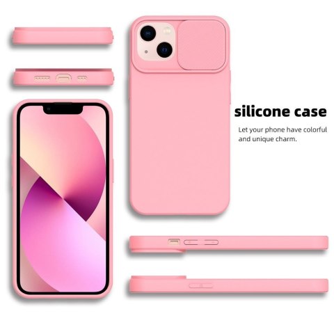 Etui na Samsung A15 5G / A15 4G Slide jasnoróżowy