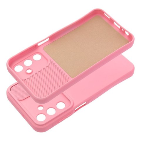 Etui na Samsung A15 5G / A15 4G Slide jasnoróżowy