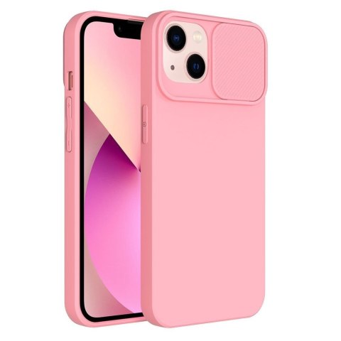 Etui na Samsung A15 5G / A15 4G Slide jasnoróżowy