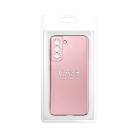 Etui na Samsung A17 / A18 Metallic różowe