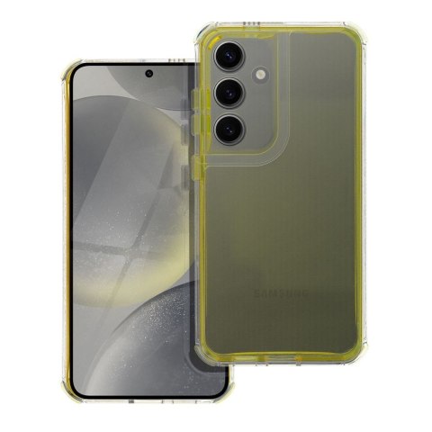 Etui na Samsung A26 5G Matrix Clear żółte