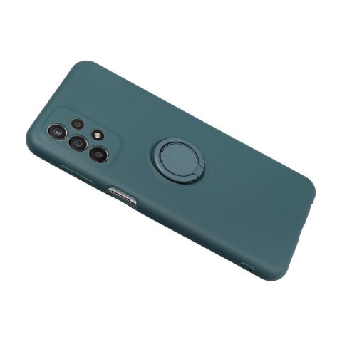 Etui na Samsung A26 5G Silicone Ring zielone