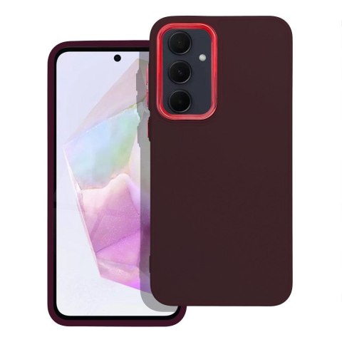 Etui na Samsung A35 5G Frame fioletowe