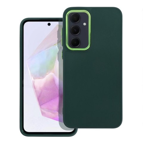 Etui na Samsung A35 5G Frame zielone