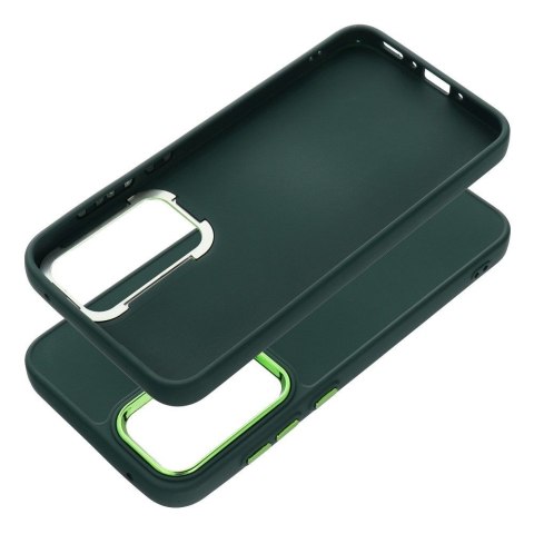 Etui na Samsung A35 5G Frame zielone