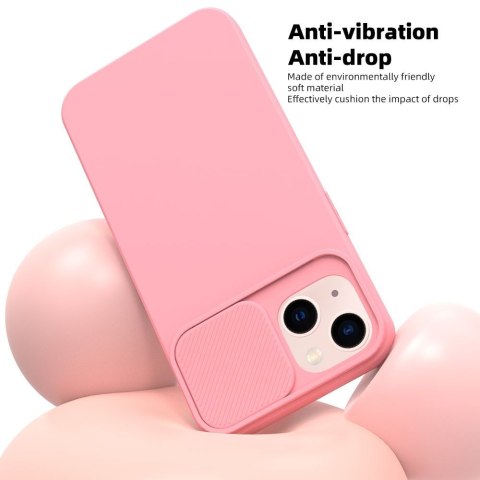 Etui na Samsung A35 5G Slide jasnoróżowy