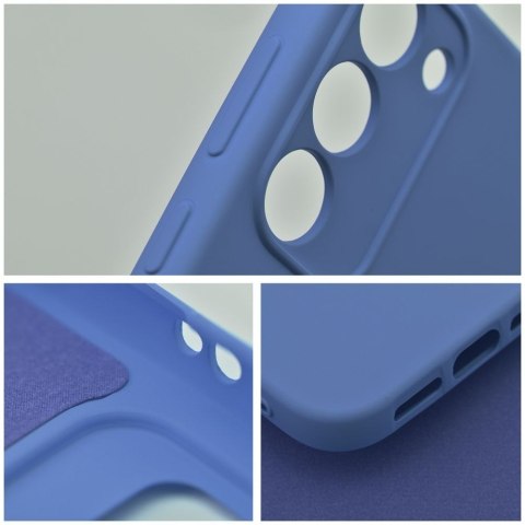 Etui na Samsung A36 5G Silicone niebieskie