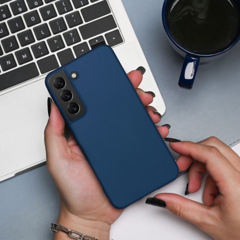 Etui na Samsung A36 5G Silicone niebieskie