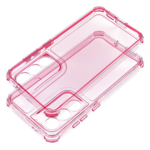 Etui na Samsung A37 5G Matrix Clear pudrowy róż