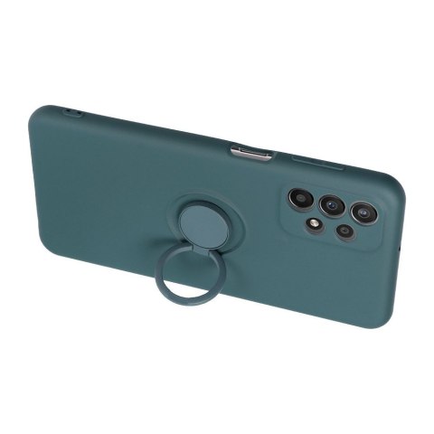 Etui na Samsung A37 5G Silicone Ring zielone