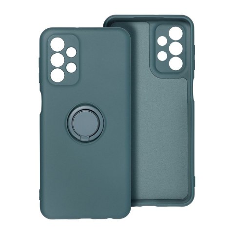 Etui na Samsung A37 5G Silicone Ring zielone