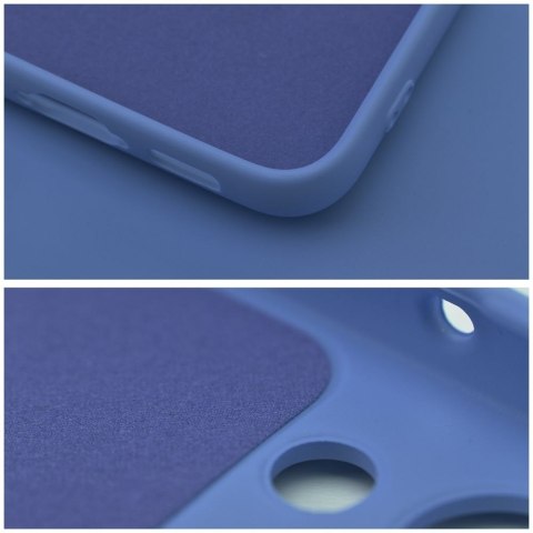 Etui na Samsung A37 5G Silicone niebieskie
