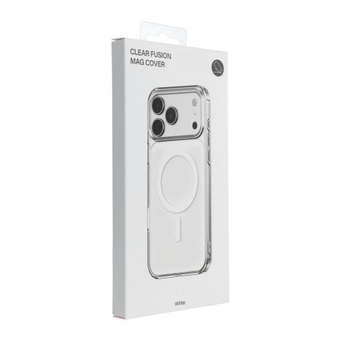 Etui na Samsung A37 Clear Fusion Mag Cover zgodne z MagSafe białe