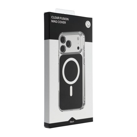 Etui na Samsung A37 Clear Fusion Mag Cover zgodne z MagSafe czarne