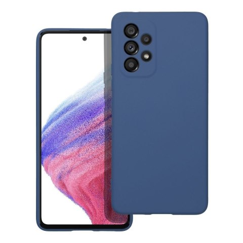 Etui na Samsung A53 5G Silicone niebieskie