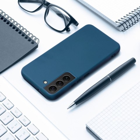 Etui na Samsung A53 5G Silicone niebieskie