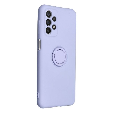 Etui na Samsung A55 5G Silicone Ring fioletowe