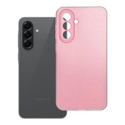Etui na Samsung A56 5G Clear Case 2 mm Blink różowe