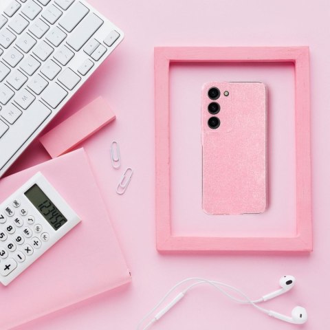 Etui na Samsung A56 5G Clear Case 2 mm Blink różowe