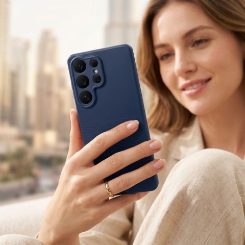 Etui na Samsung A56 5G Easy Dual niebieskie