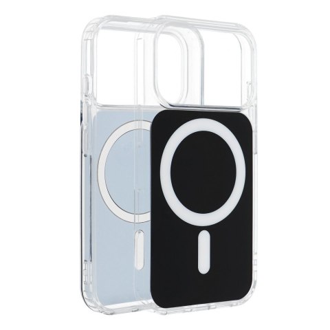 Etui na Samsung A57 Clear Fusion Mag Cover zgodne z MagSafe czarne