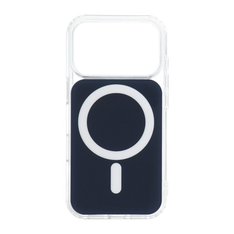 Etui na Samsung A57 Clear Fusion Mag Cover zgodne z MagSafe granatowe