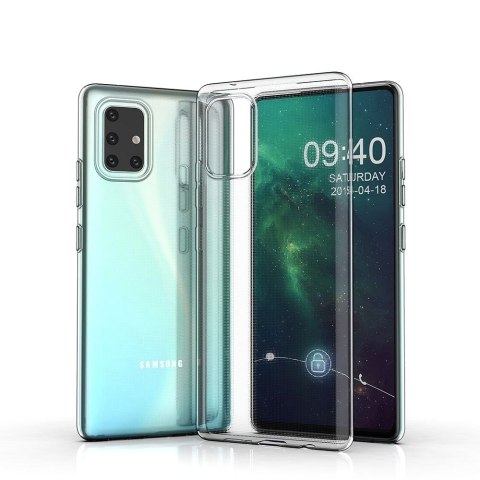 Etui na Samsung A71 Clear Case 2 mm Box transparentne