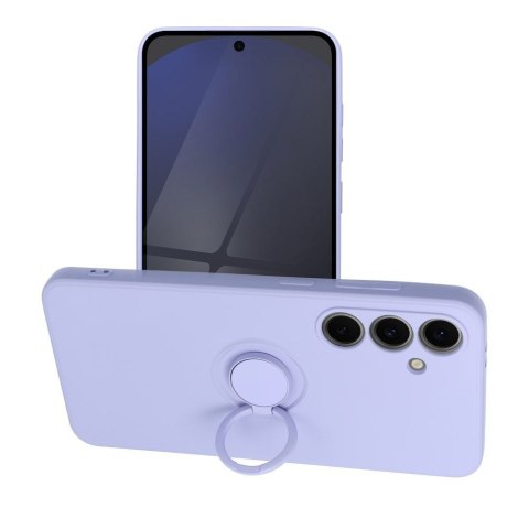 Etui na Samsung S24 FE Silicone Ring fioletowe