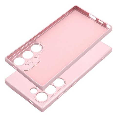 Etui na Samsung S24 ULTRA Metallic różowe
