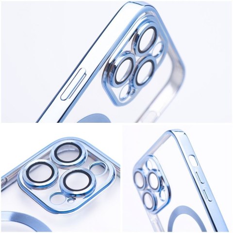 Etui na Samsung S25 EDGE Electro Mag Cover zgodne z MagSafe niebieskie