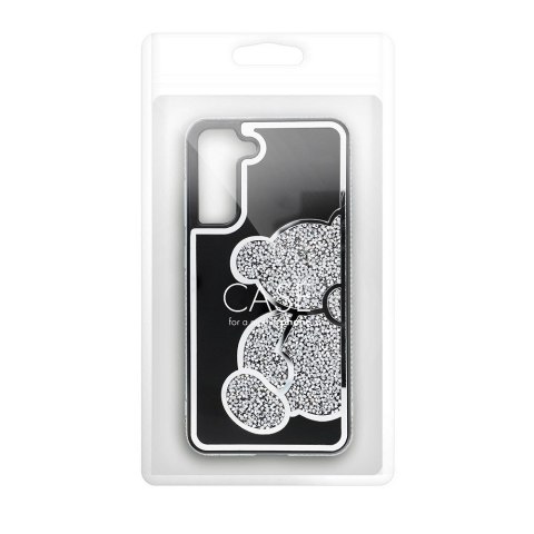 Etui na Samsung S25 EDGE Teddy Bear srebrne