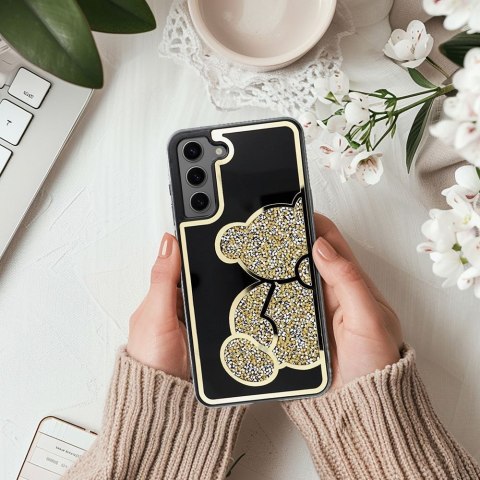 Etui na Samsung S25 EDGE Teddy Bear złote