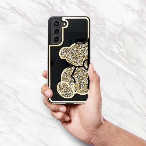Etui na Samsung S25 EDGE Teddy Bear złote