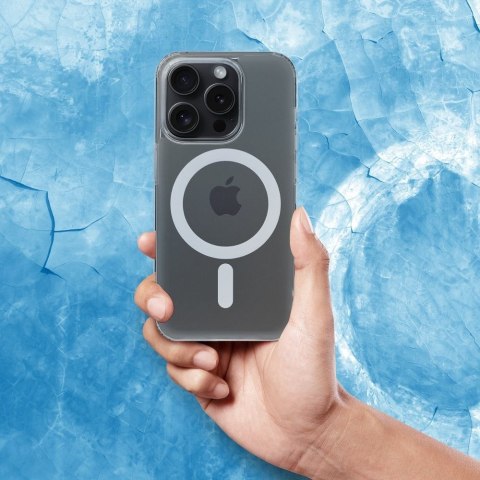 Etui na Samsung S25 Edge Frost Mag Cover zgodne z MagSafe transparentne zmrożony