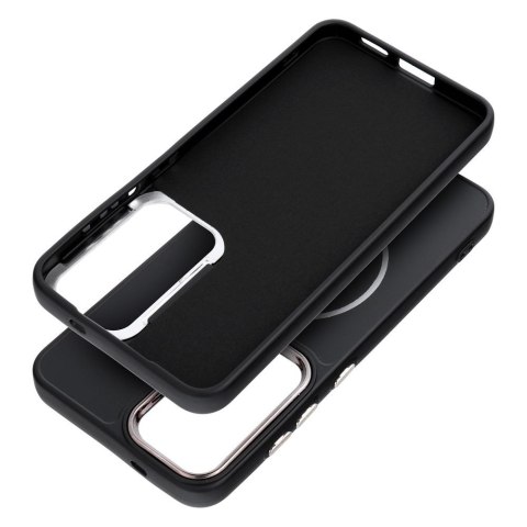 Etui na Samsung S25 FE Frame Mag Cover zgodne z MagSafe czarne