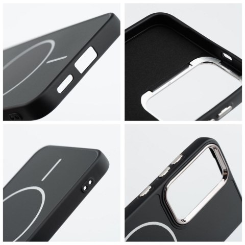 Etui na Samsung S25 FE Frame Mag Cover zgodne z MagSafe czarne