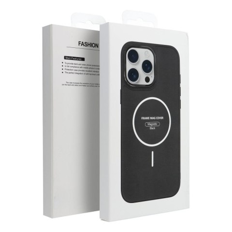 Etui na Samsung S25 FE Frame Mag Cover zgodne z MagSafe czarne