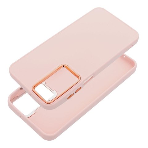 Etui na Samsung S25 FE Frame pudrowy róż