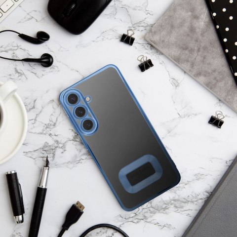 Etui na Samsung S25 Glam niebieskie