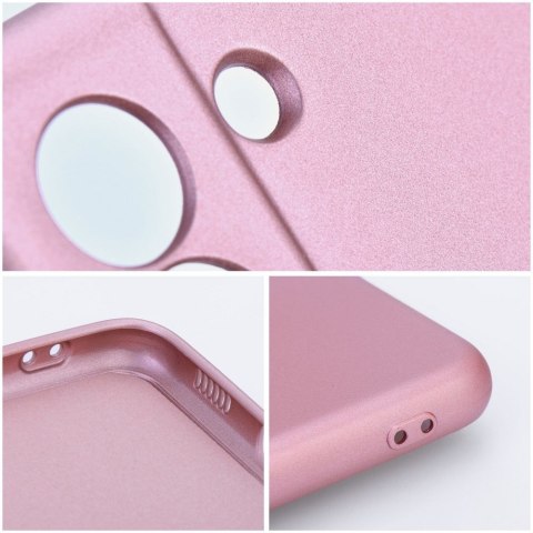 Etui na Samsung S25 Metallic różowe
